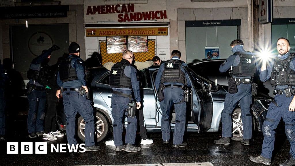 Curfew imposed in parts of central Paris and other cities after rioting across France - BBC